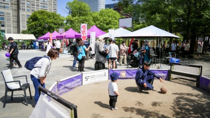 5月25日 (土) 新宿中央公園にて、しんじゅくこどもまつりを開催しました