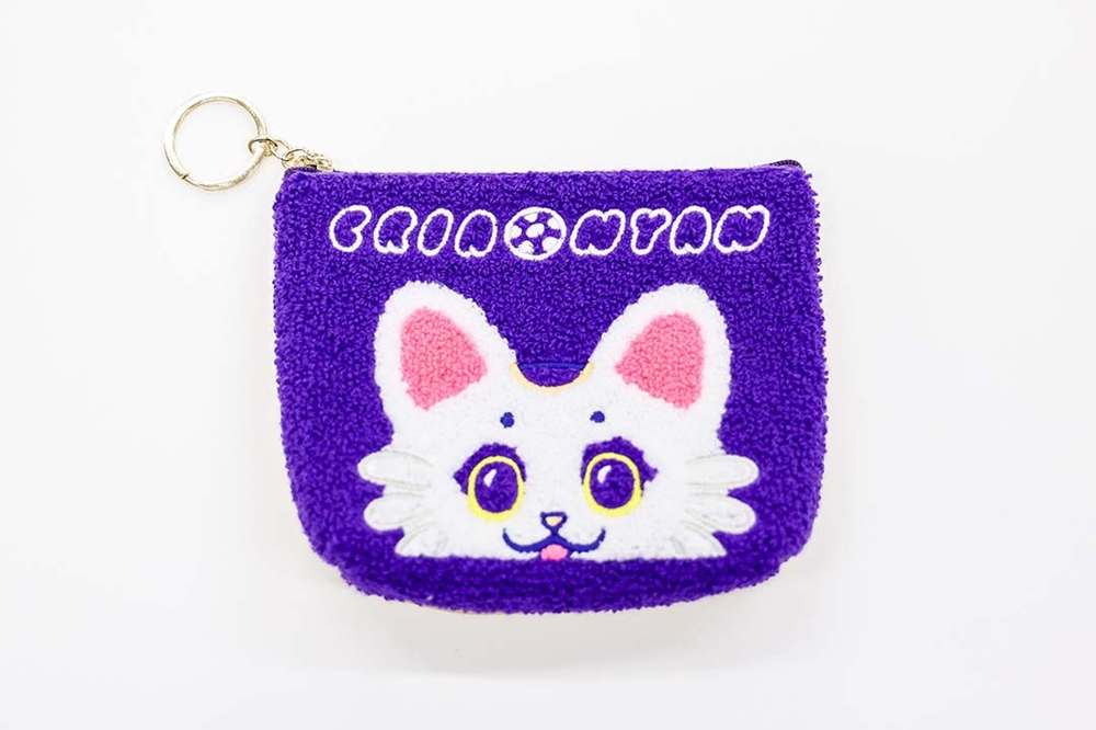 【人気】サガラ刺繍ミニポーチ（くりあにゃん） 2,200円（税込）