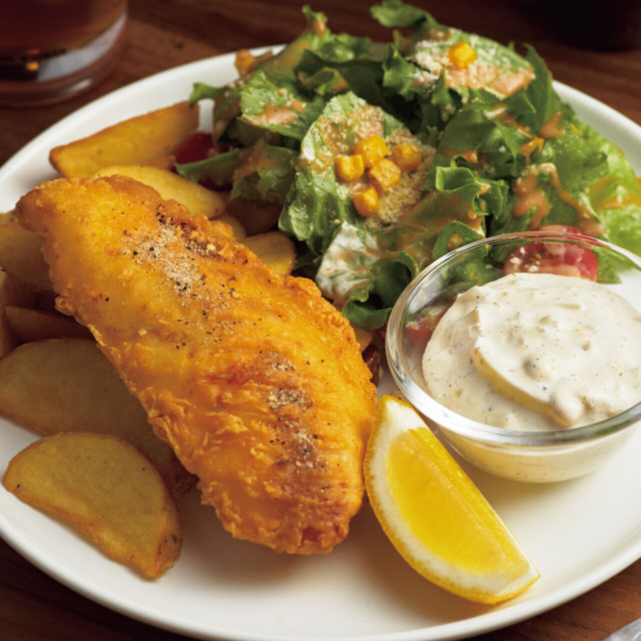 HUBトラック The Fish&Chips 1,100円(税込)