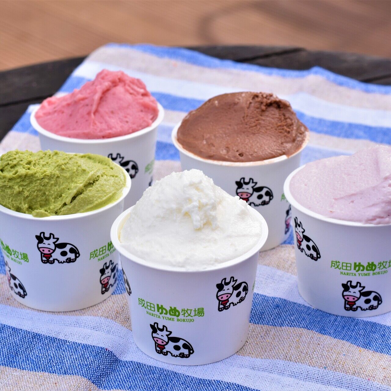 成田ゆめ牧場 自家製ジェラート 450円(税込)